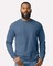 Gildan Heavy Cotton Long Sleeve Crewneck T-Shirt for Layering & Custom Printing 100% U.S. Cotton Tee